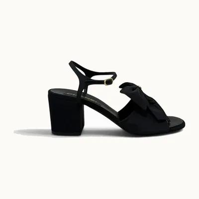 Sandalias Chanel Silk Bow Crystal, Talla 37.5