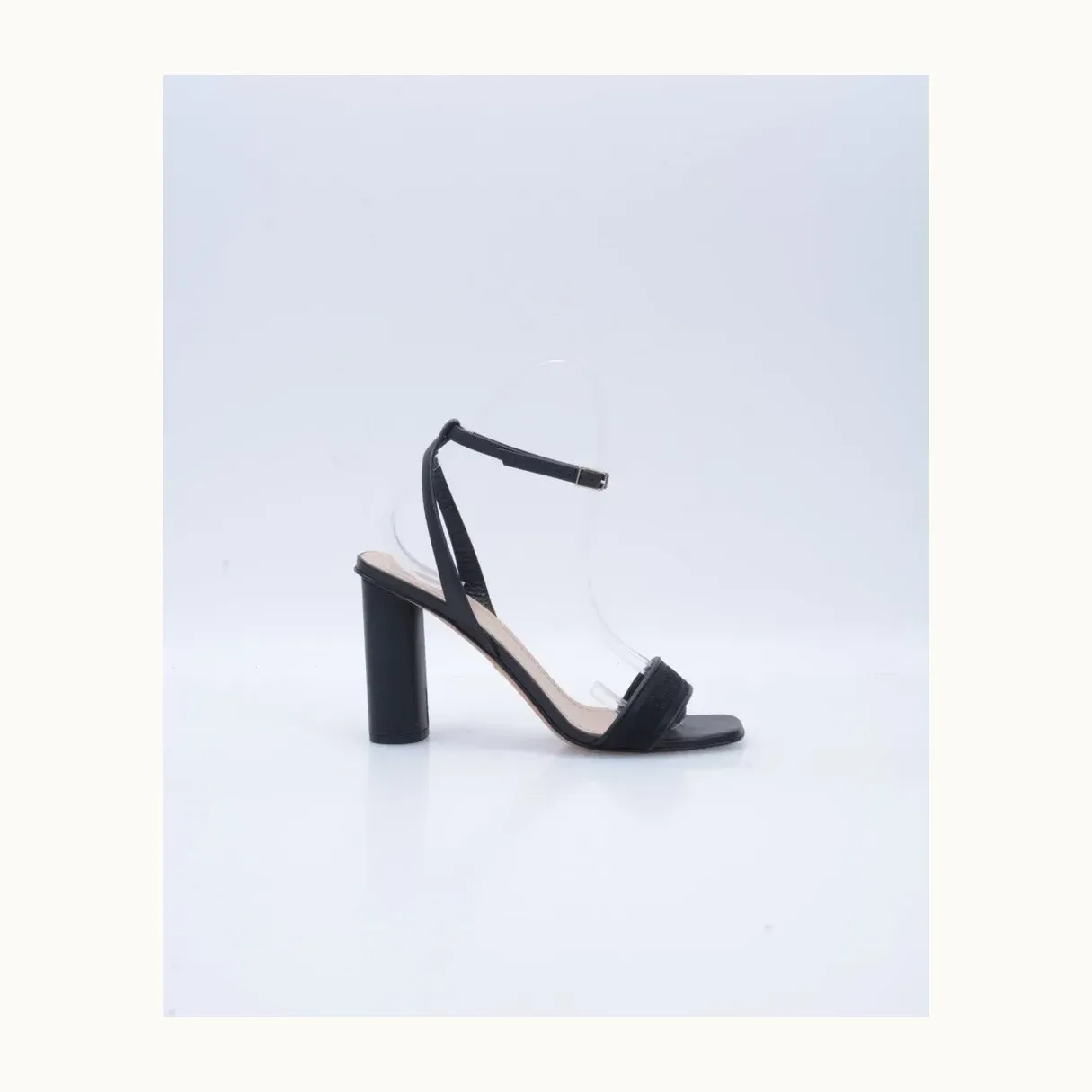 Sandalias Dior Dway Negras, Talla 38.5