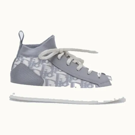 Tenis Dior Walk'n'Dior Oblique High Gris, Talla 38