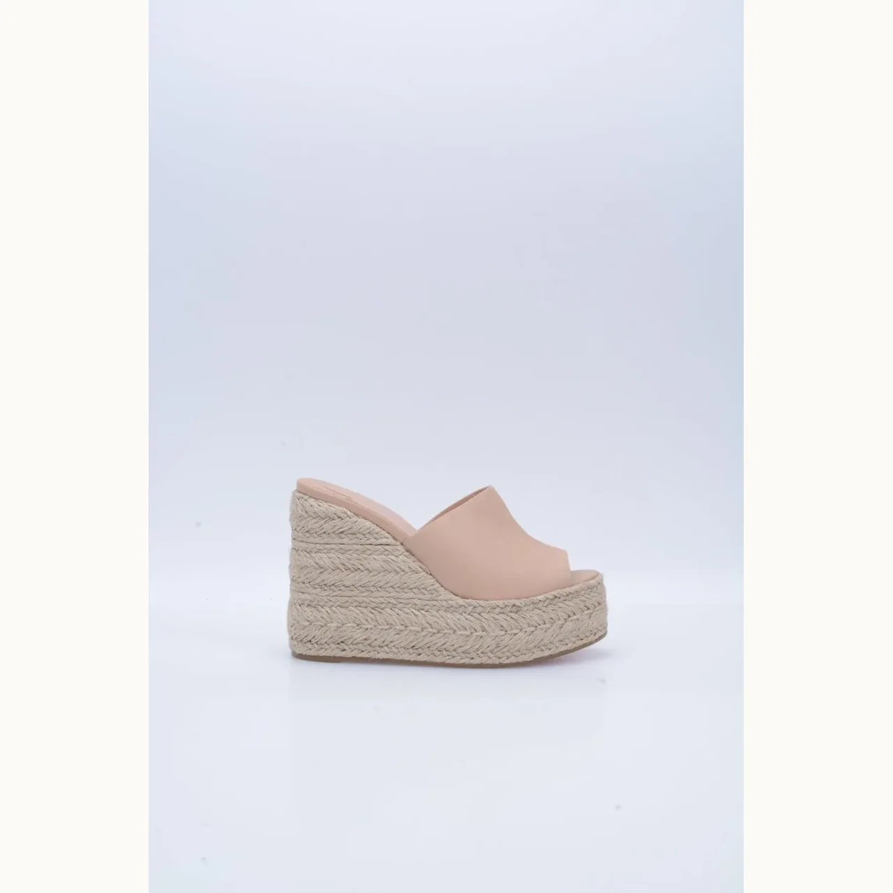 Sandalias Christian Louboutin Ariella Zeppa 130.0 Nudes, Talla 38