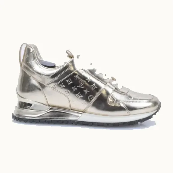 Tenis Louis Vuitton Run Away Dorados, Talla 35