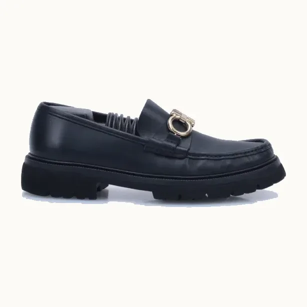 Mocasines Salvatore Ferragamo Bleecker Negros, Talla 8.5