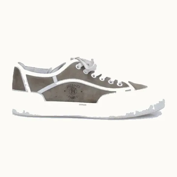 Tenis Hermès Get Suede Verdes, Talla 38