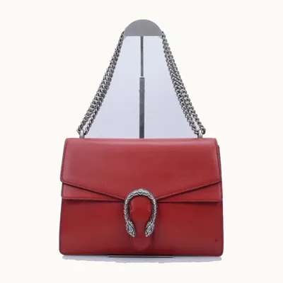 Bolso de Hombro Gucci Dionysus Medium Rojo