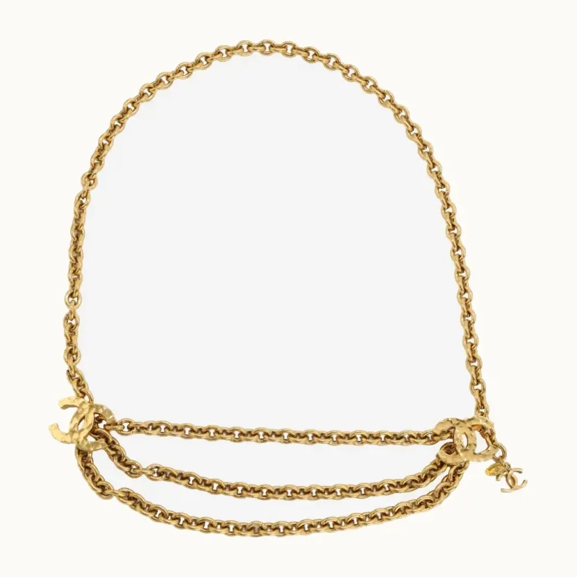 Faja Chanel Vintage CC Doble