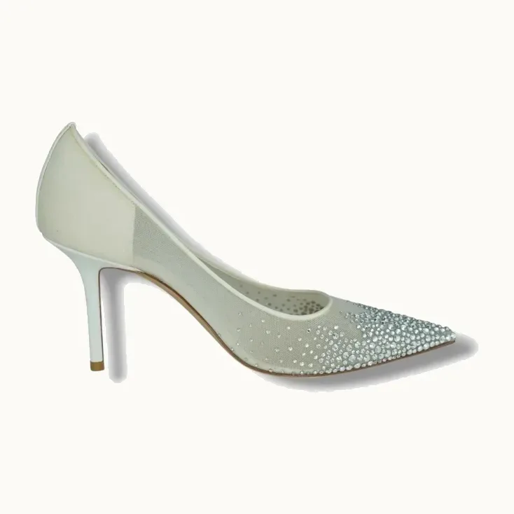 Tacones Jimmy Choo Love 85 Blancos
