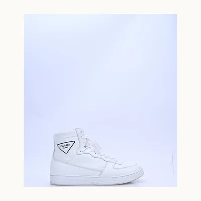 Tenis Prada Downtown High Blancos, Talla 39.5