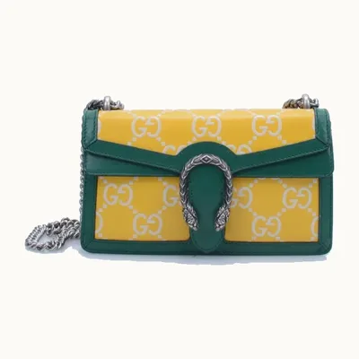 Bolso Gucci Dionysus Small Debossed Amarillo