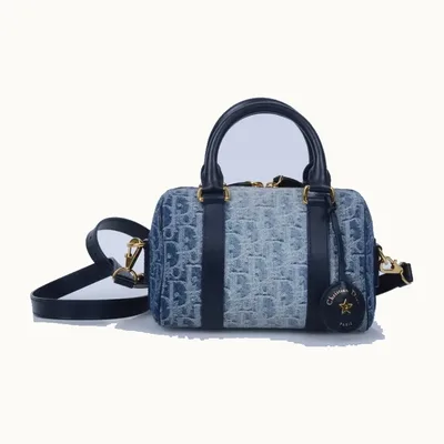 Bolso Crossbody Dior Groove 20 Denim Oblique Azul