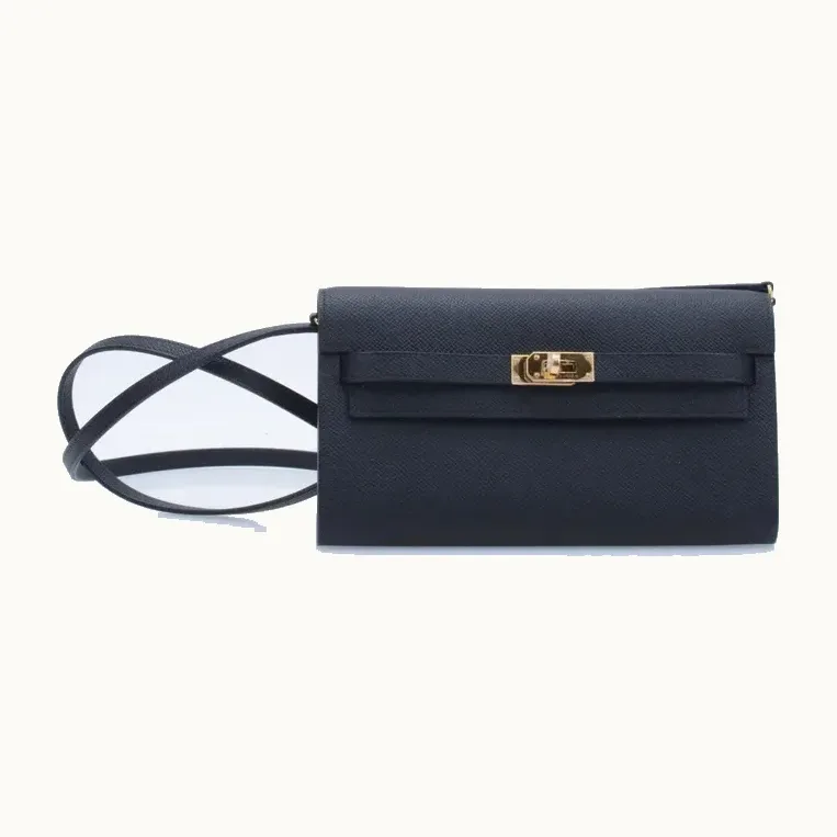 Clutch Hermès To Go Epsom Negro