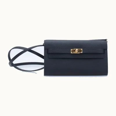 Clutch Hermès To Go Epsom Negro