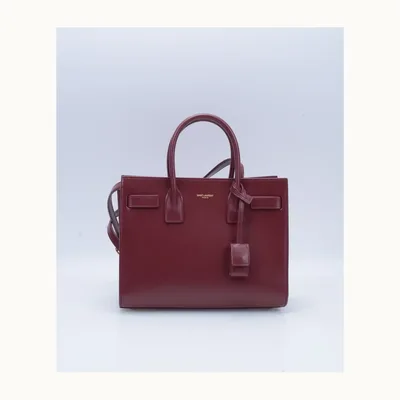 Bolso Crossbody Saint Laurent Jour Baby Smooth Vino