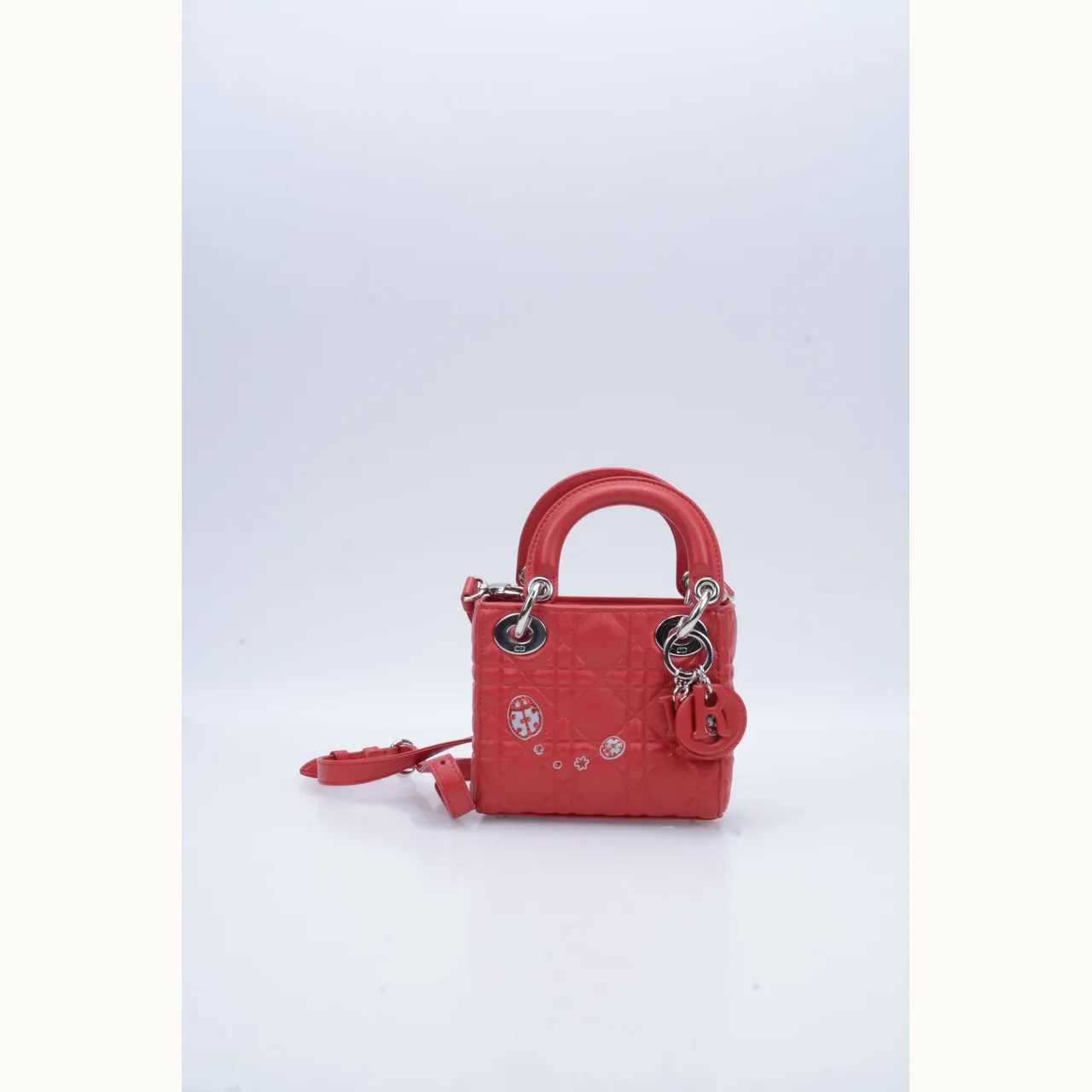 Bolso Crossbody Dior Lady Micro Ladybug Rojo