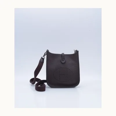 Bolso Crossbody Hermès Evelyne 16 TPM Rouge Café