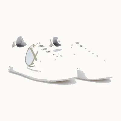 Louis Vuitton Time Out Sneakers White, Size 39.5