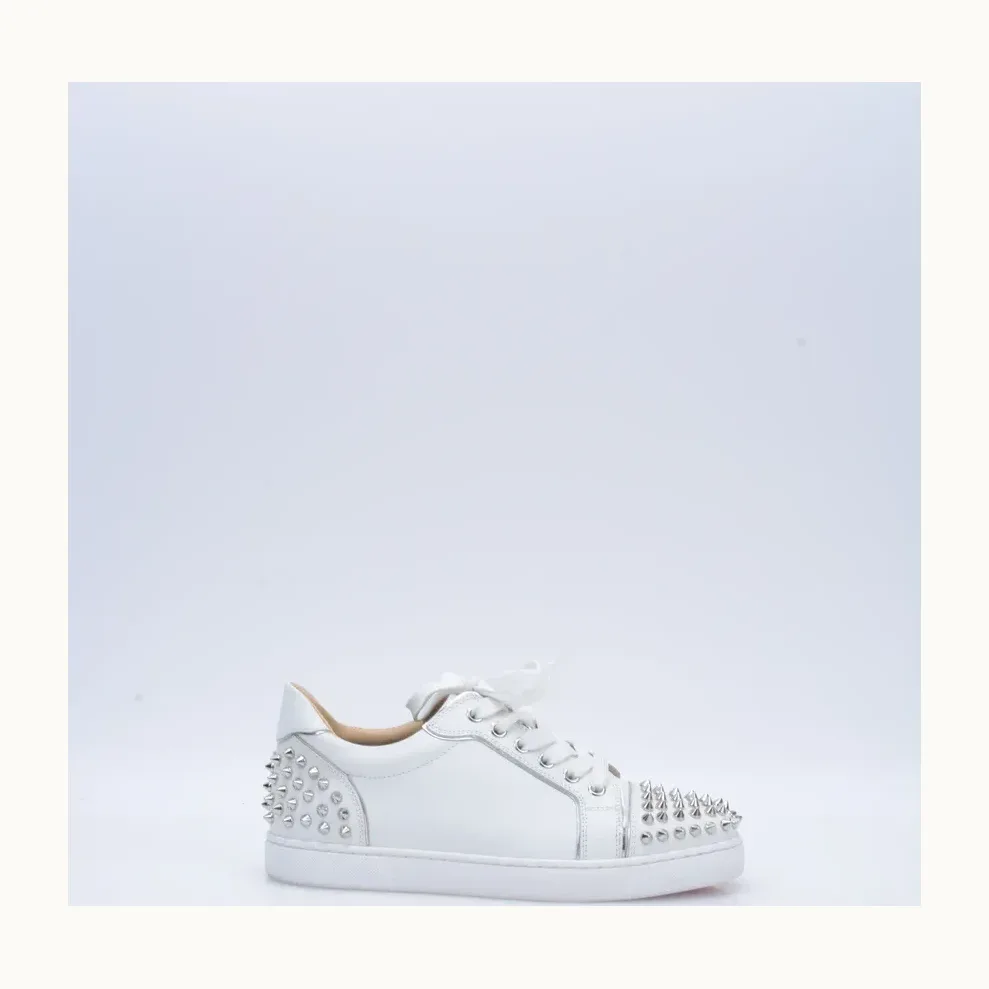 Tenis Christian Louboutin Vieira 2 Blancos, Talla 37.5