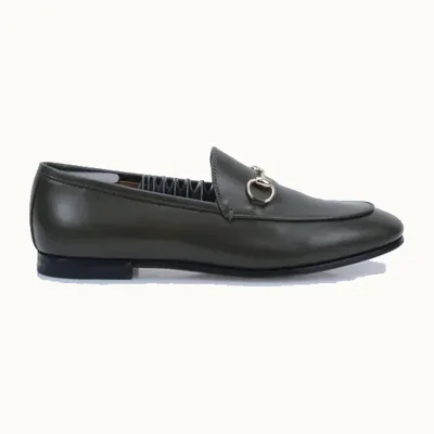 Mocasines Gucci Jordaan Verdes, Talla 36