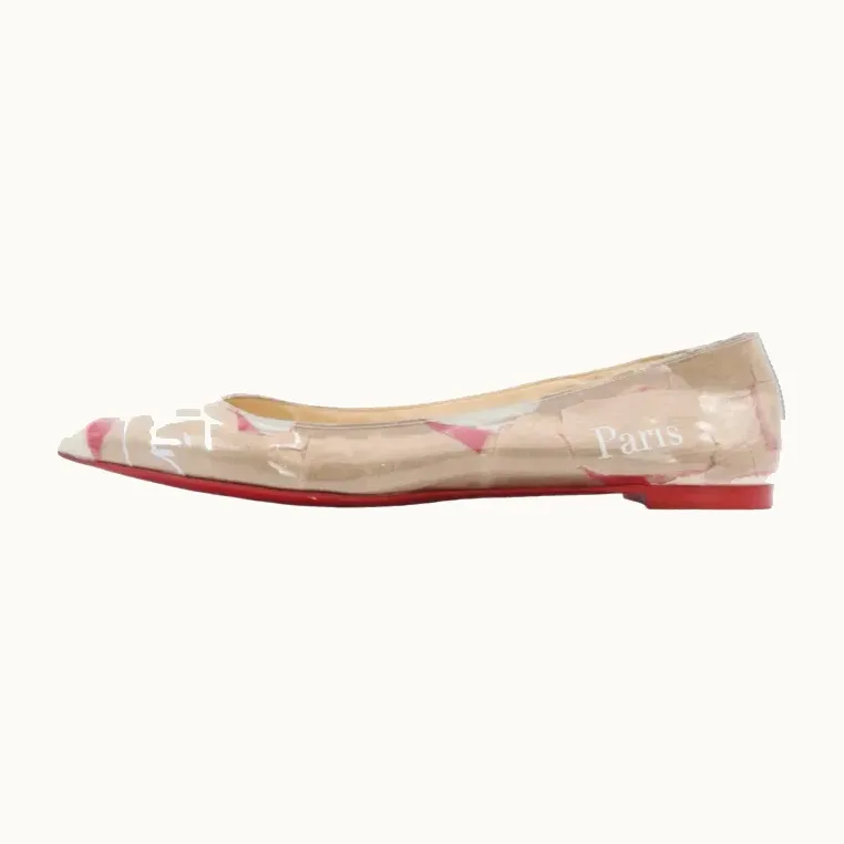 Flats Christian Louboutin Loubi Kraft Ballalla, Talla 38.5