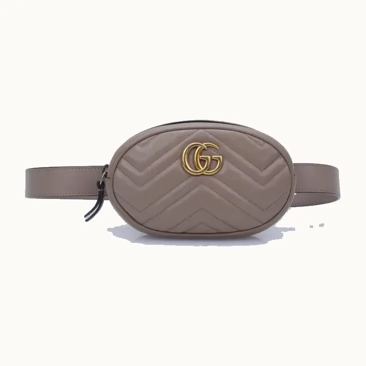 Gucci Marmont Cangurera GG Mini Nude