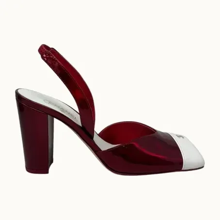 Slingbacks Chanel Cap Toe, Talla 37
