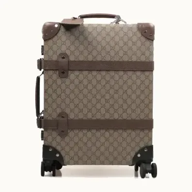 Gucci X Globe Trotter Gg Supreme Carry On