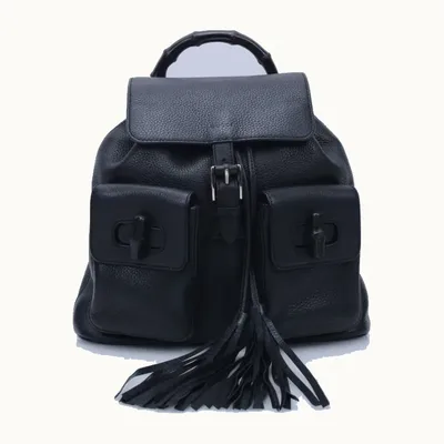 Bolso Gucci Bamboo Tassel Negro