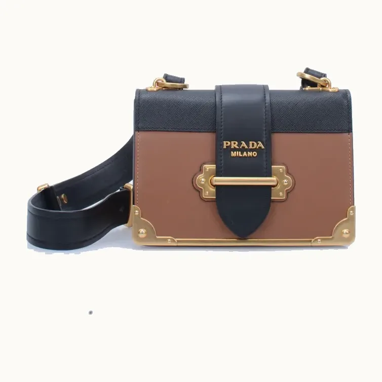 Bolso Prada Cahier Café