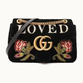 Bolso Flap Gucci Marmont GG Loved Terciopelo