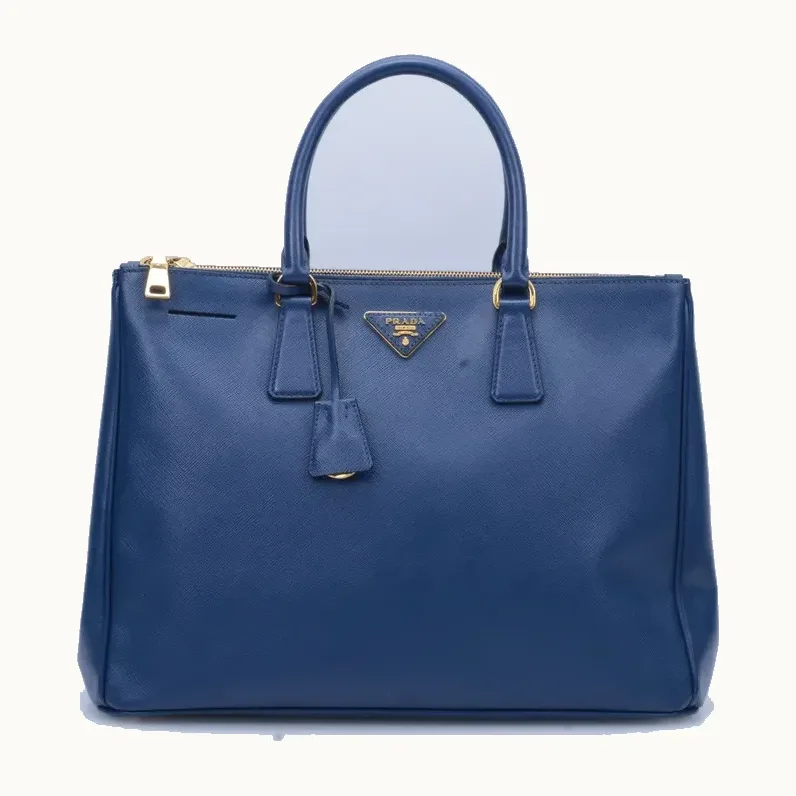 Bolso Prada Galleria Large Saffiano Azul
