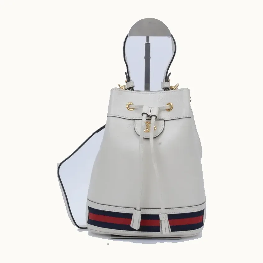 Bolso Gucci Ophidia Web Small Blanco