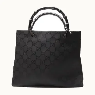 Bolso Tote Gucci Bamboo Canvas