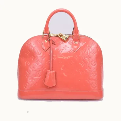 Louis Vuitton Alma PM Vernis Handbag Orange