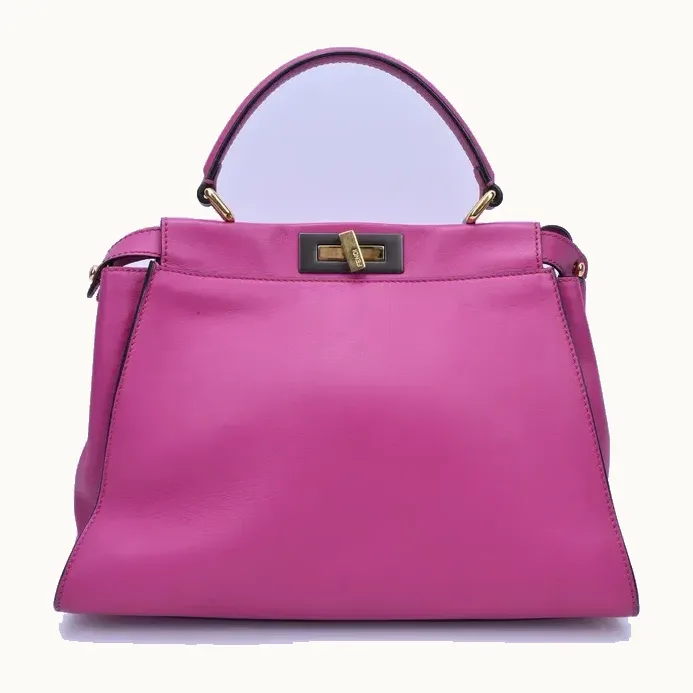 Bolso Fendi Peekaboo Medium Rosa