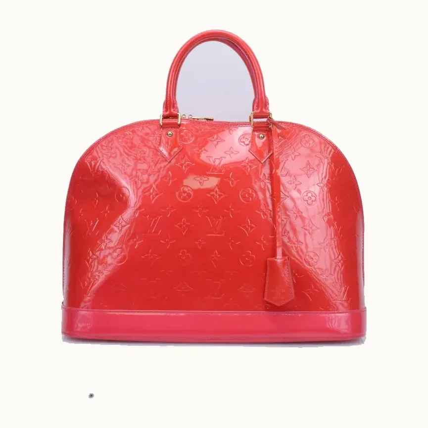 Bolso Louis Vuitton Alma GM Vernis Rojo