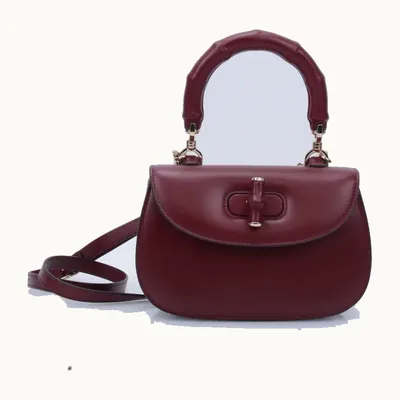 Bolso Gucci Bamboo 1947 Small Vino