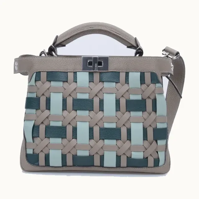 Bolso Fendi Peekaboo Small Soft Runway Gris