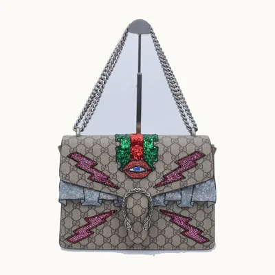 Bolso Gucci Dionysus Medium Floral Sequins GG