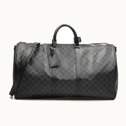 Bolso Louis Vuitton Keepall Bandouliere 55 Damier Graphite