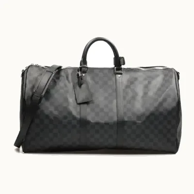 Bolso Louis Vuitton Keepall Bandouliere 55 Damier Graphite