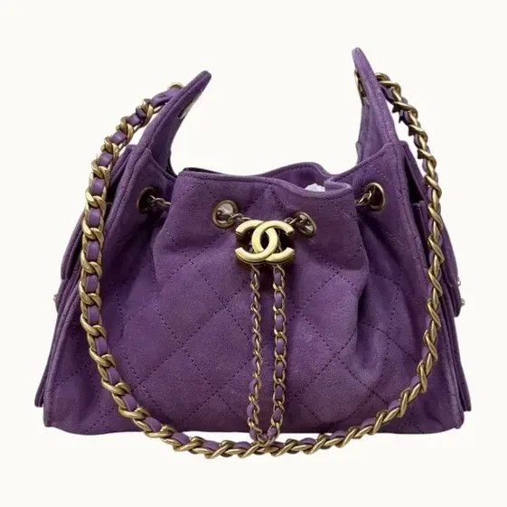 Chanel Mini 25 Suede Handbag