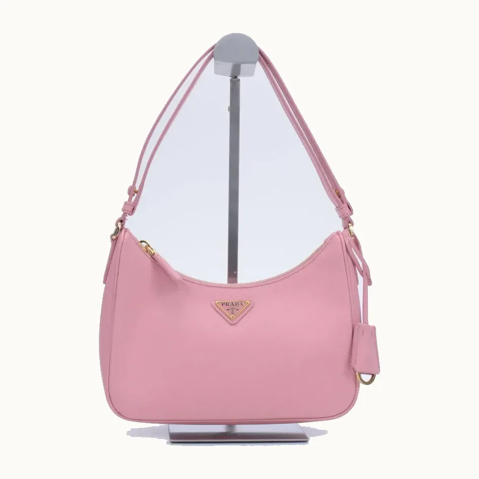 Bolso Prada Re-Edition 2000 Mini Saffiano Rosa