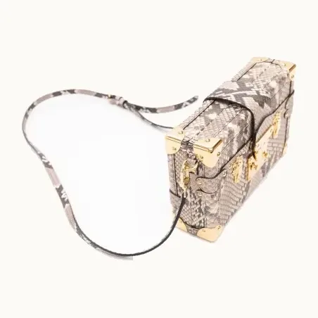 Bolso Louis Vuitton Petite Malle Python