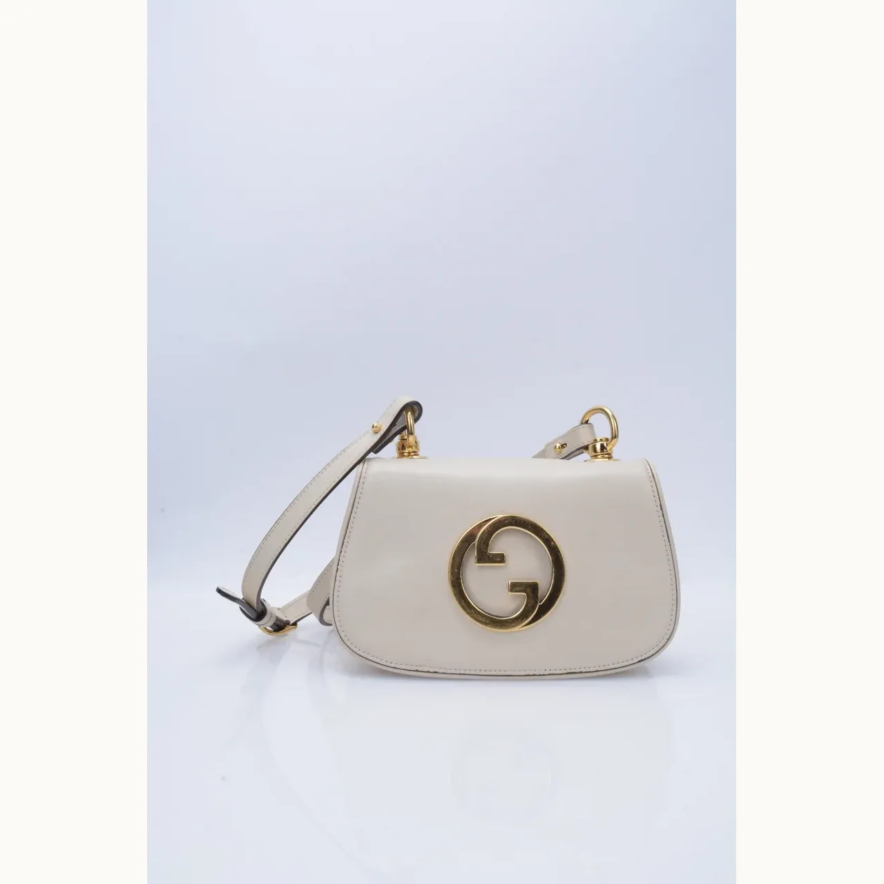 Gucci Blondie Mini Web Handbag White