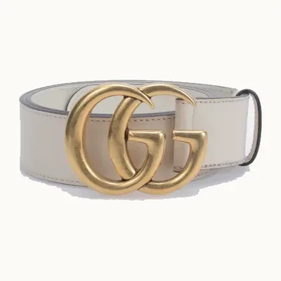 Gucci Marmont GG Blanco, Talla 75
