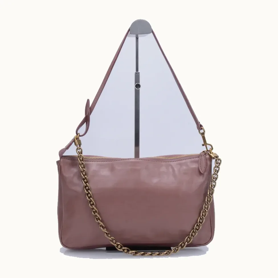 Bolso Louis Vuitton Pochette Cuir Boudoir Accessoires NM Rosa