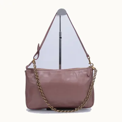 Bolso Louis Vuitton Pochette Cuir Boudoir Accessoires NM Rosa