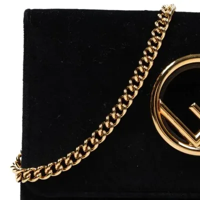 Billetera Fendi On Chain Velvet
