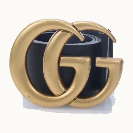 Gucci Marmont GG Extra Wide Negro, Talla 80