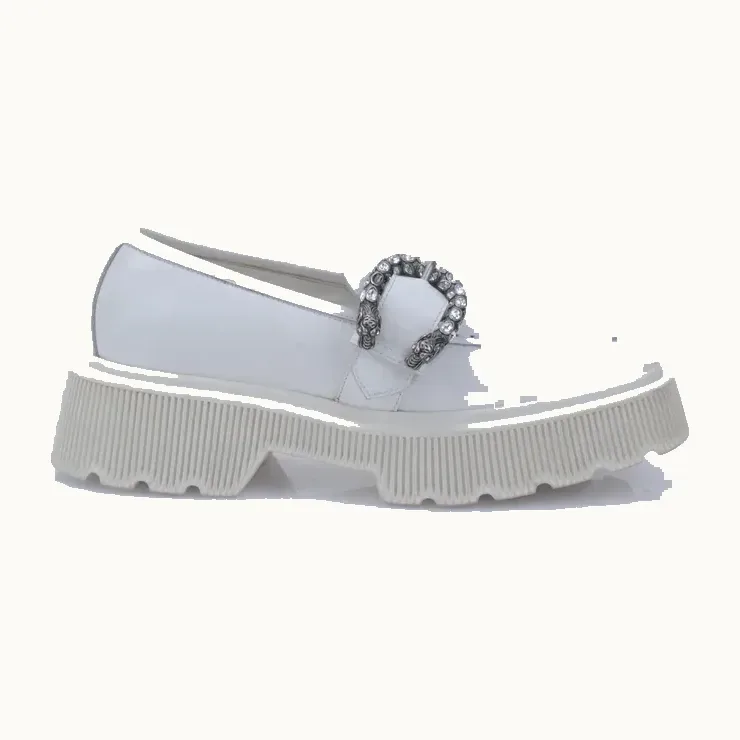 Mocasines Gucci Dionysus Blancos
