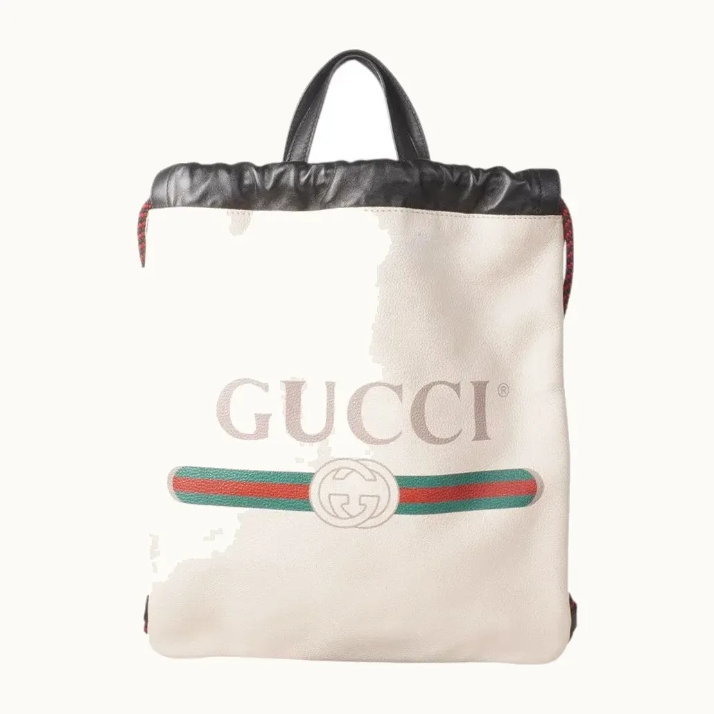 Mochila Gucci Printed Drawstring